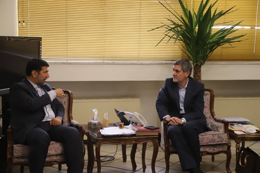 دیدار دکتر آقامیری معاون محترم  وزیر و ریاست سازمان دامپزشکی کشور با دکتر ایمانیه استاندار محترم استان فارس.